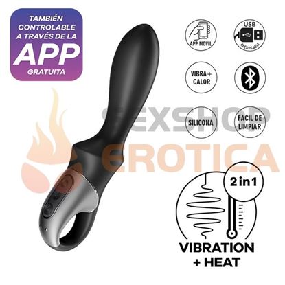 Heat Climax vibrador con funcion calor y control via app